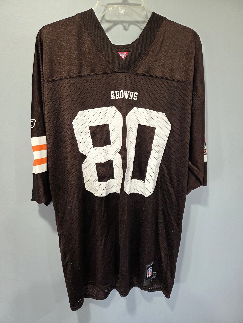 NFL Reebok Kellen Winslow Jr #80 Cleveland Browns Football Jersey Large